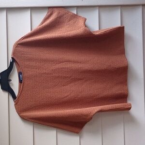 Cider‎ Rust Textured Blouse